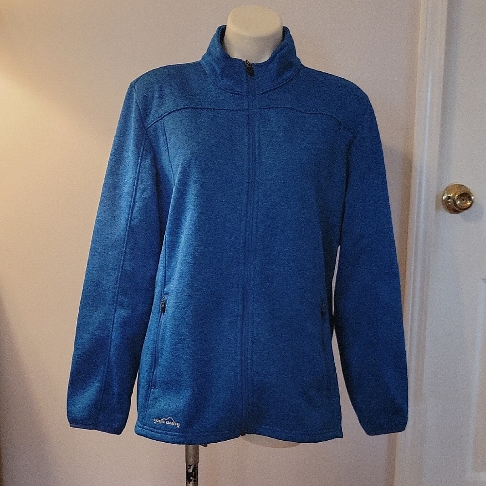 Eddie Bauer Women's Storm Repel Blue Soft Shell Jacket Style EB541 Size 2XL